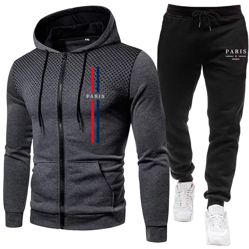 Winter Clothes Shop - بدلة رياضية للرجال مكونة من سترة