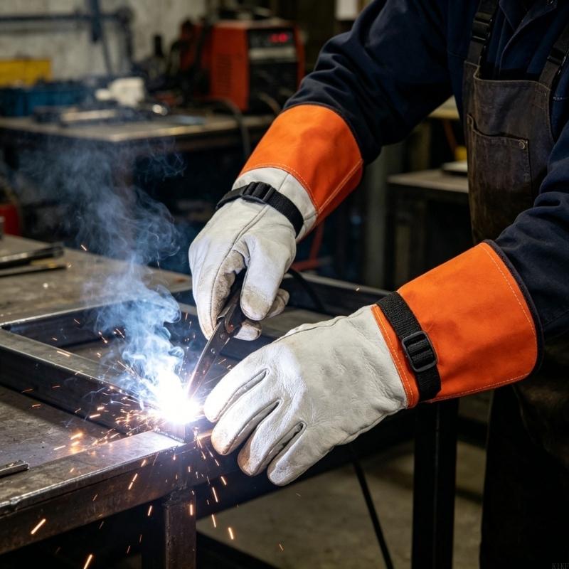 Heated Gloves Electric - قفازات مقاومة للحرارة من جلد الماعز