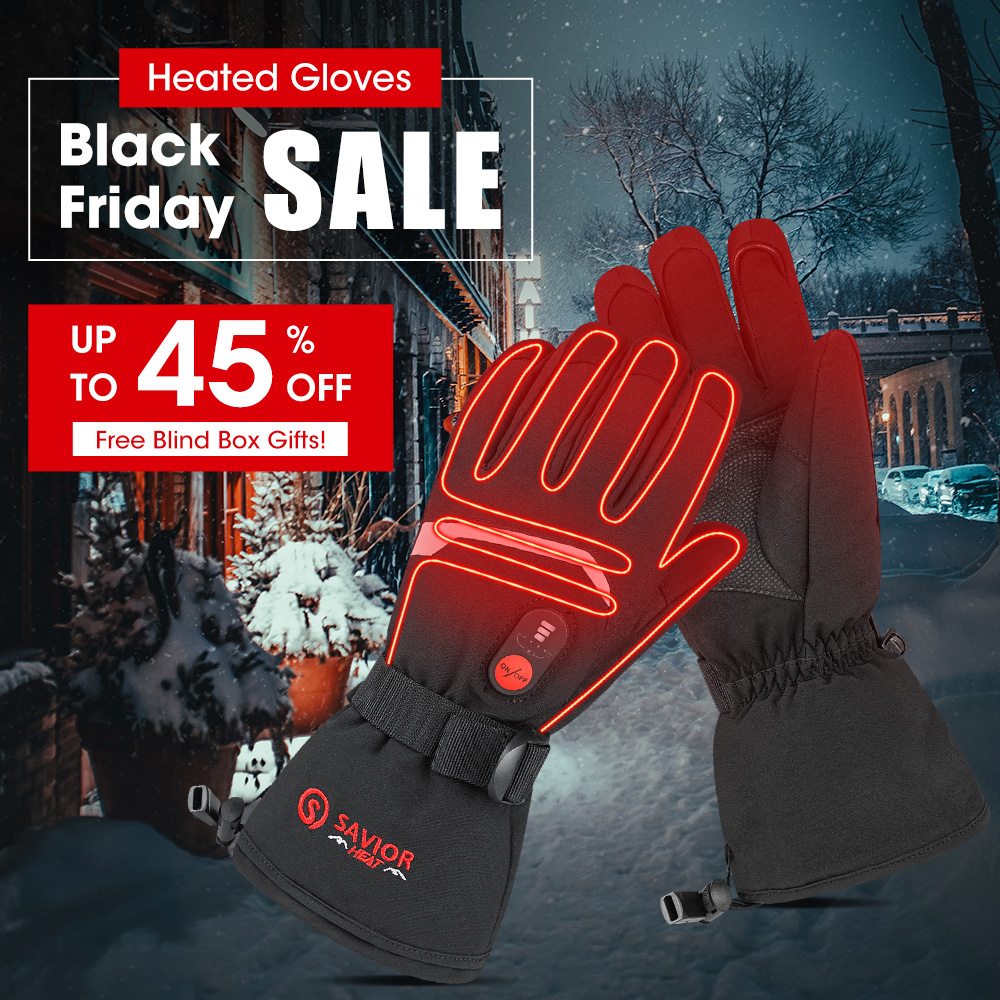 Heated Gloves Electric - قفازات تزلج حرارية لأيل الثلج للرجال
