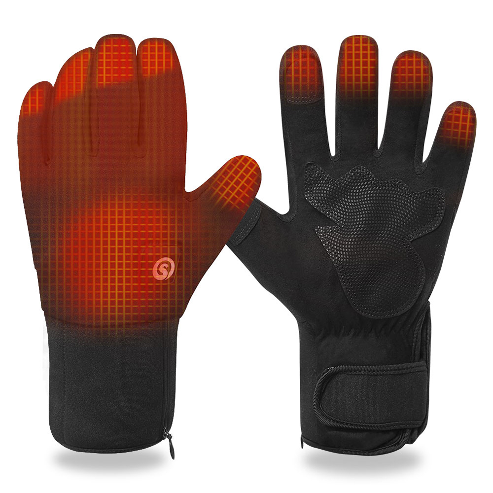 Heated Gloves Electric - قفازات دراجة نارية كهربائية ساخنة مع