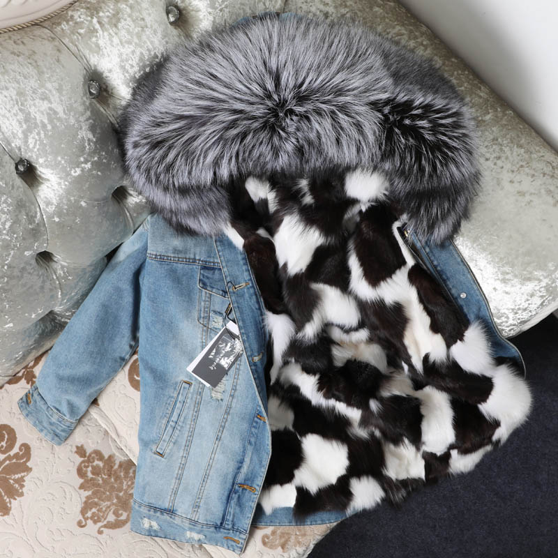 Winter Clothing For Dogs - MAOMAOKONG الفراء الطبيعي طوق ريال فوكس