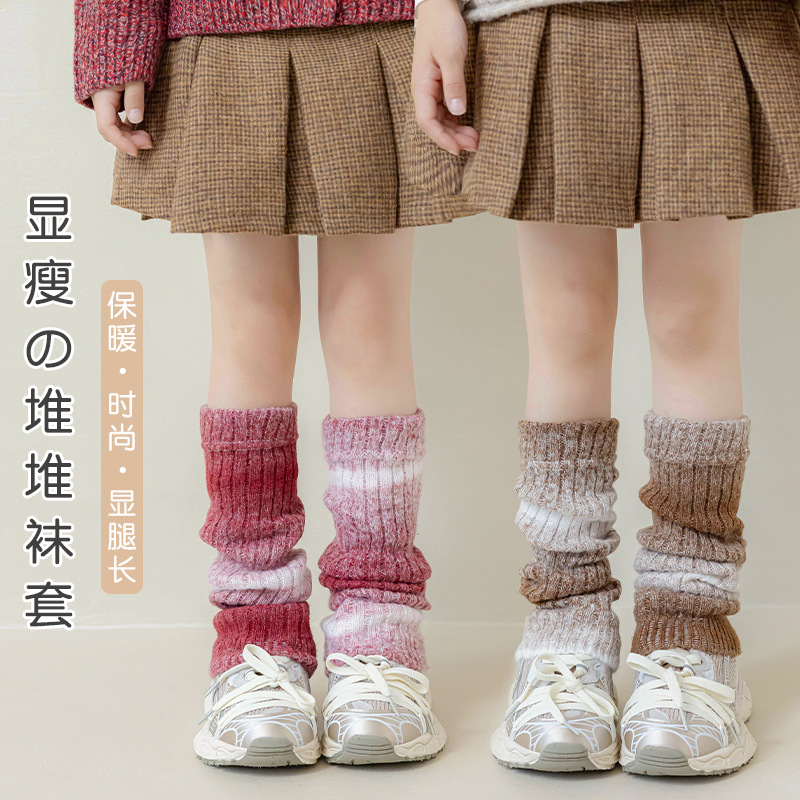التدرج محبوك تدفئة الساق للفتي - مراجعة Winter Clothing Leg Warmers وسعره