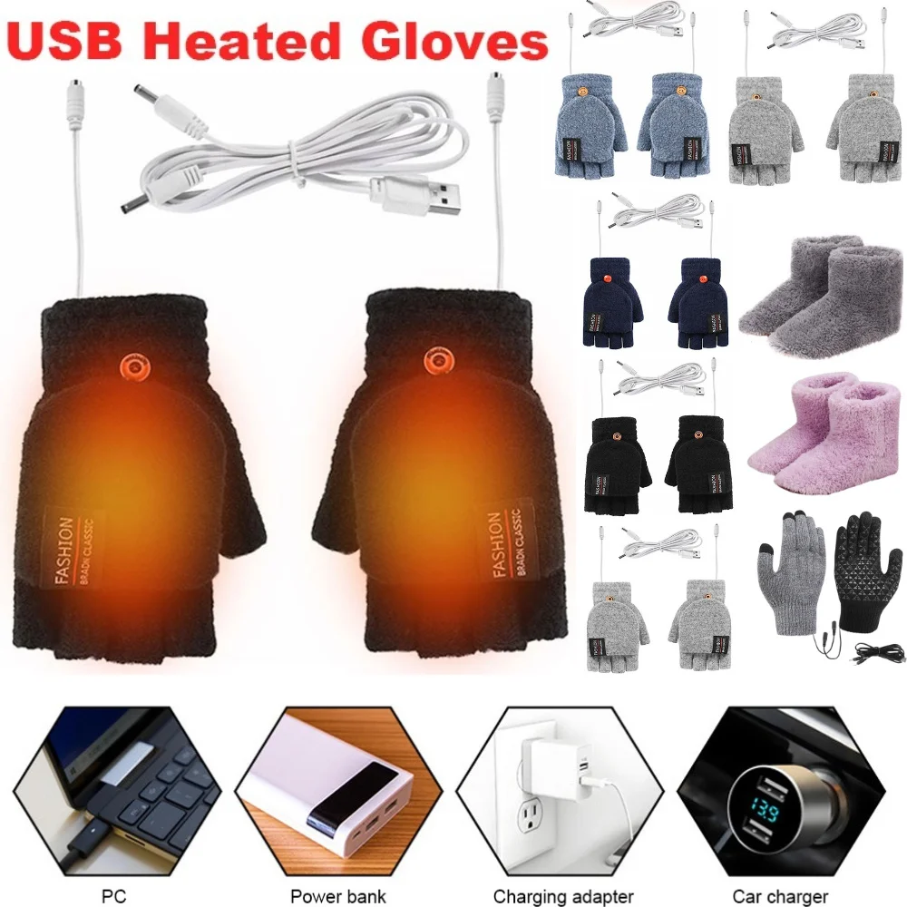 USB تسخين كهربائي قفازات الشتا - مراجعة Heated Gloves Electric وسعره