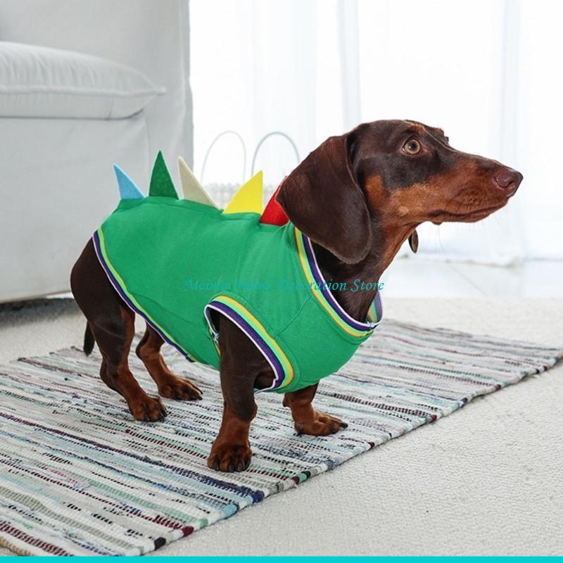 سترة H7BF Dachshund Dinosaur T - مراجعة Winter Clothing For Dogs وسعره