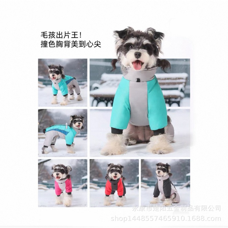 الخريف والشتاء المخملية الكلب  - مراجعة Winter Clothing Leg Warmers وسعره