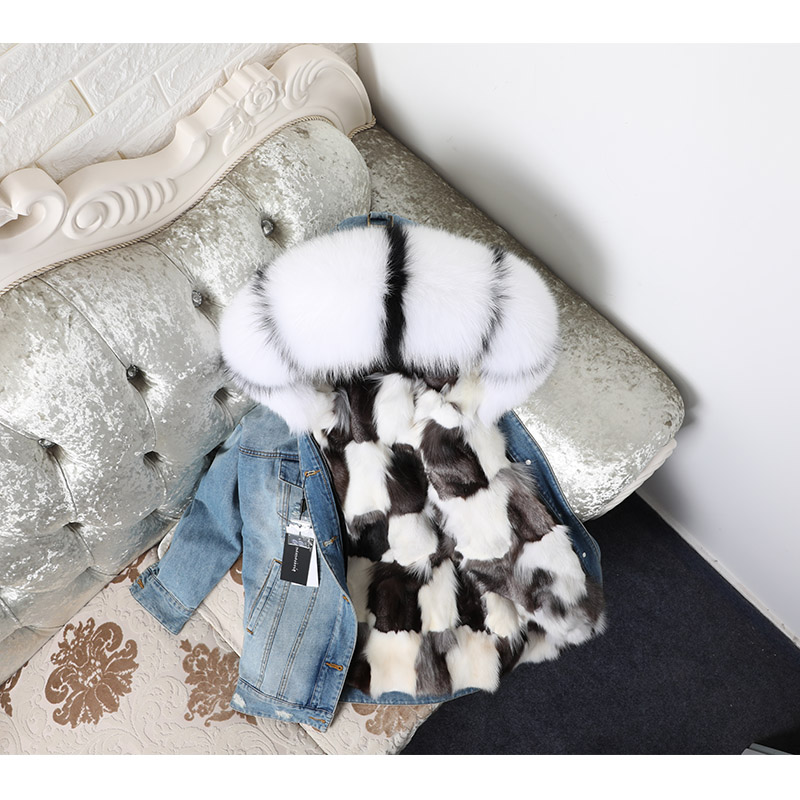 MAOMAOKONG الفراء الطبيعي طوق  - مراجعة Winter Clothing For Dogs وسعره