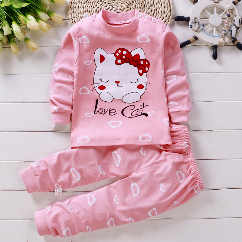 طقم بيجامة قطنية للأطفال ، ملا - مراجعة Winter Clothing For 1 Year Old Girl وسعره