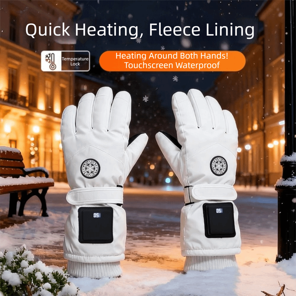 قفازات ذكية مدفأة مقاومة للريا - مراجعة Heated Gloves Electric وسعره