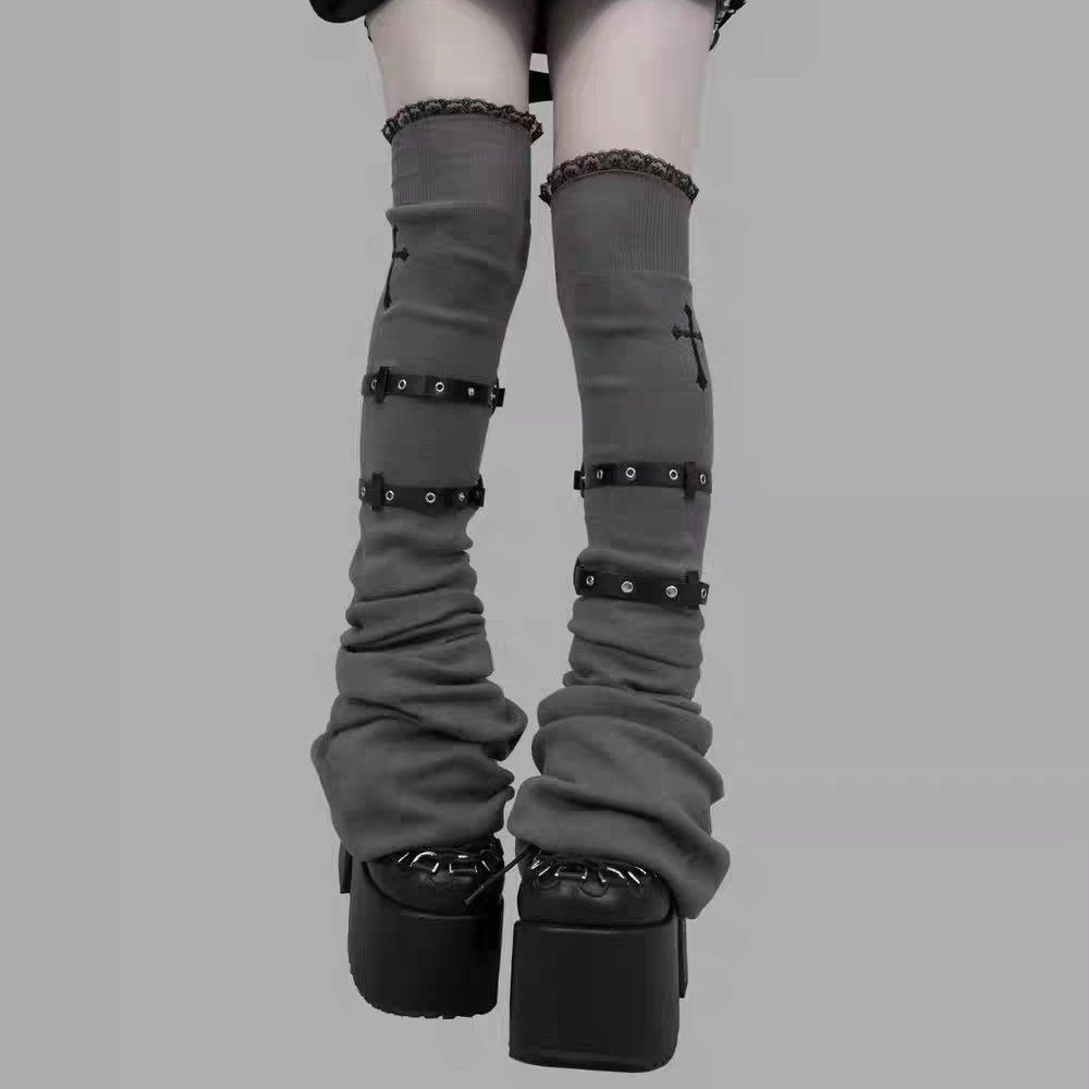 جوارب نسائية على طراز Y2K Spic - مراجعة Winter Clothing Leg Warmers وسعره