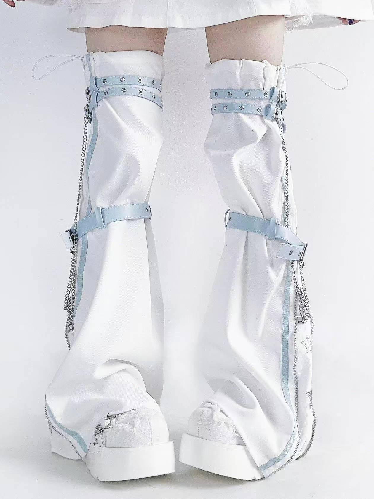 جوارب نسائية على طراز Y2K Spic - مراجعة Winter Clothing Leg Warmers وسعره