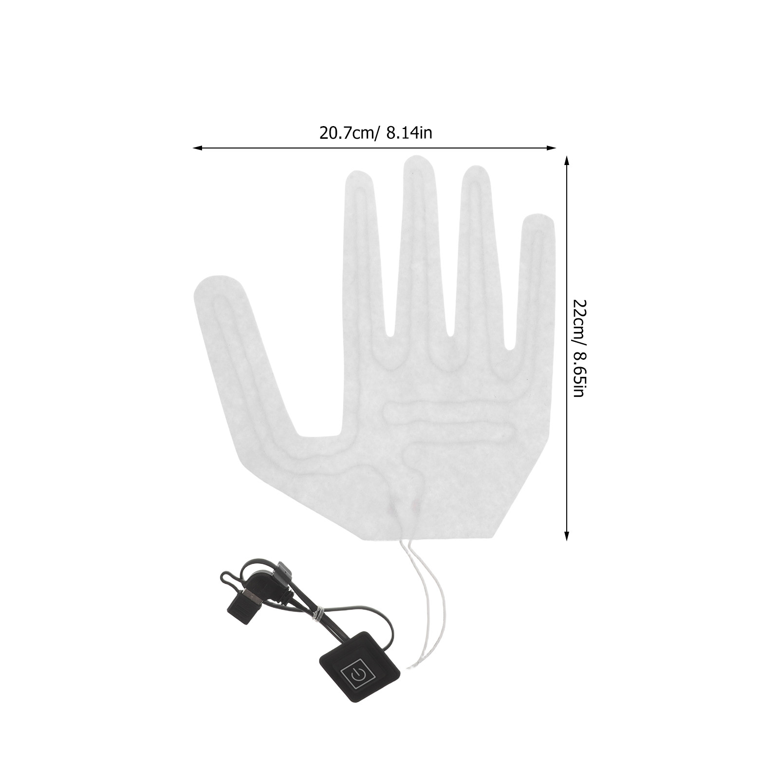 قطعتان من صفائح التدفئة الكهرب - مراجعة Heated Gloves Electric وسعره